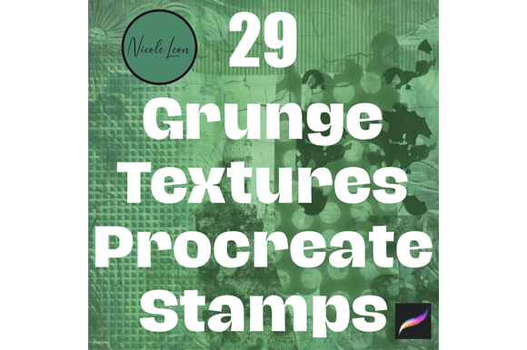 Download 28 Grunge Textures Procreate Brushes - Brush Collection