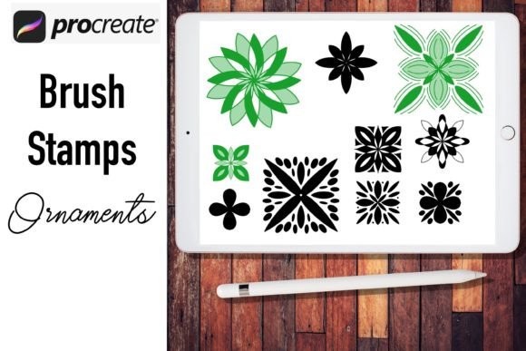 Download Procreate Brush Stamps Ornaments - Brush Collection
