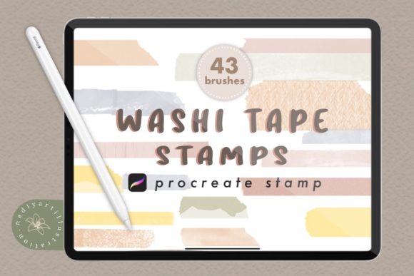 Download Washi Tape Procreate Stamp Brush - Brush Collection