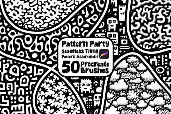 Download Procreate Pattern Party Brushes Set - Brush Collection