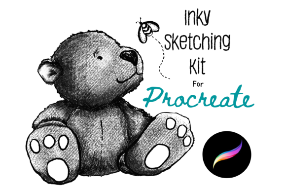 Download Procreate Inky Sketch Kit 24 Brushes - Brush Collection