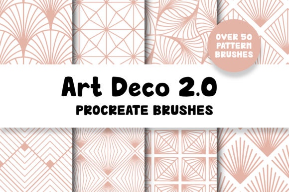 Download Art Deco Patterns 2.0 Procreate Brushes - Brush Collection