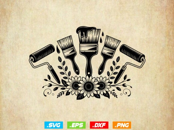 Download Paint Brushes Svg,Painting Tools Clipart - Brush Collection