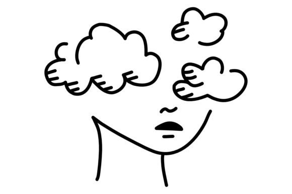 Download Cloud Face Procreate Brush Stamp - Brush Collection