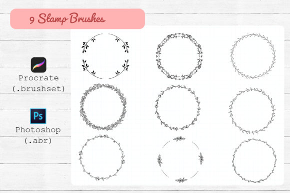 Download Procreate and Photoshop Stamp Brushes. - Brush Collection