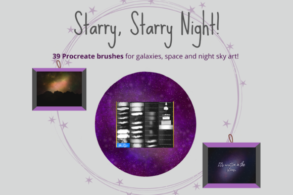 Download Starry Night Procreate Brushes/Palettes - Brush Collection