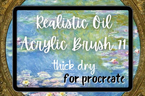 Download Procreate Oil Brush 71 Thick Dry - Brush Collection
